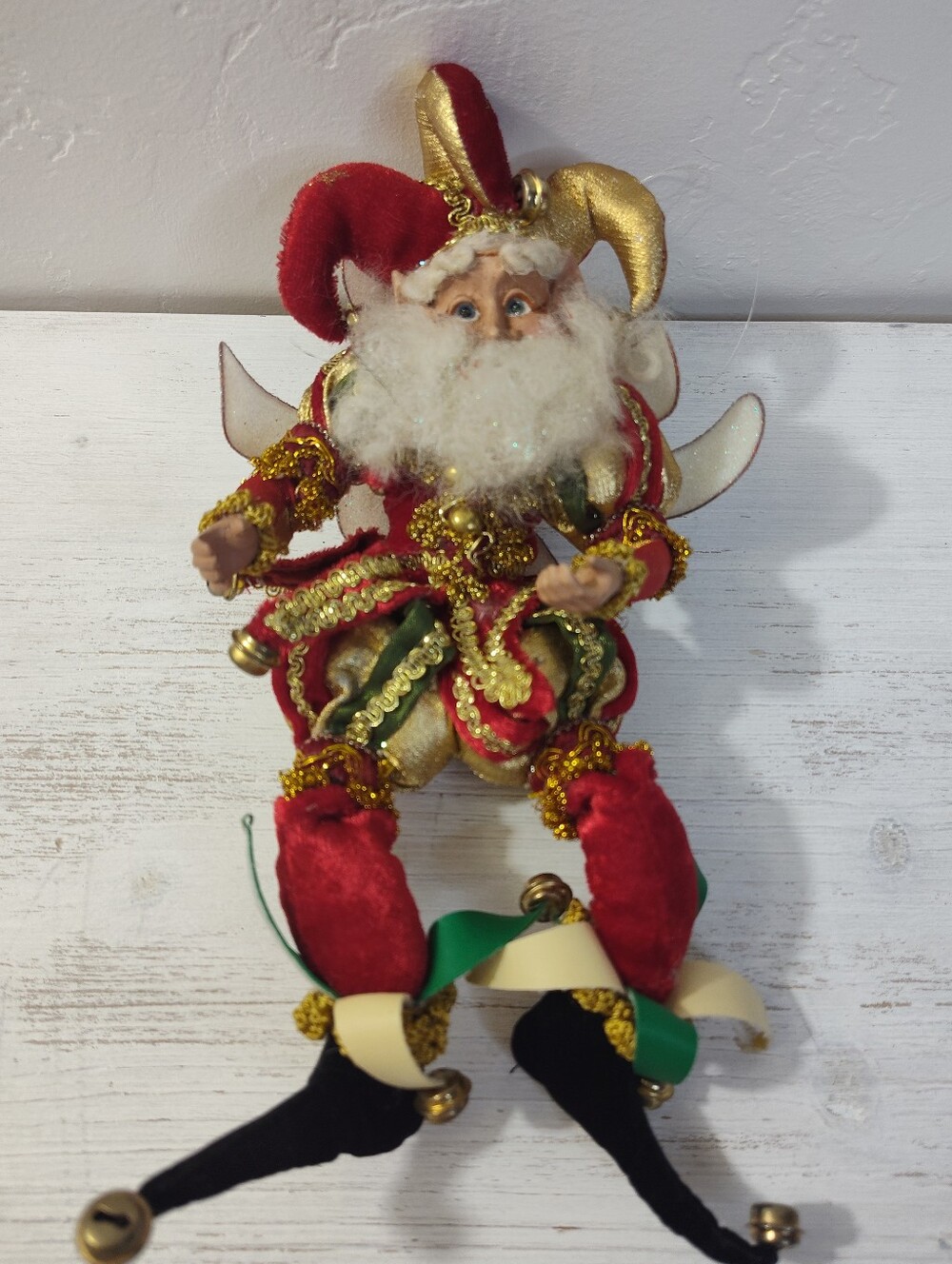 Mark Roberts Limited Edition  Harlequin Jester Fairy 11 In